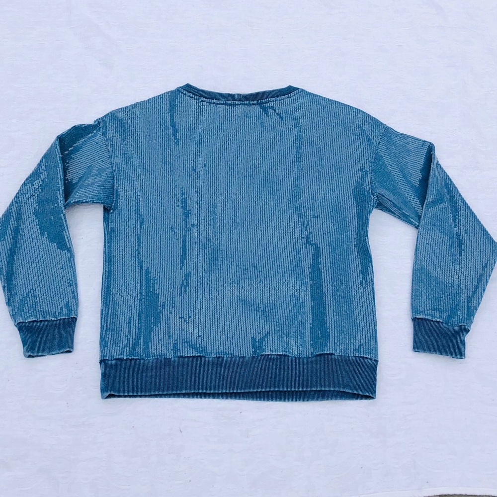 Sequined Denim Sweater**Med. $189 - Picture 5 of 6